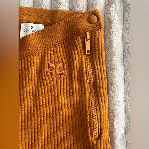 COURREGES REEDITION RIB KNIT PANTS • Size 2 - Picture 9 of 14